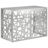 Air Conditioner Cover Silver 100 x 50 x 70 cm Galvanised Steel 8014162