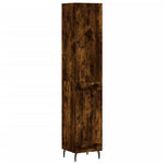 Highboard Smoked Oak 34.5x34x180 cm Engineered Wood 3199126