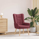 Armchair Wine Red 63 x 67 x 94 cm Fabric 42001827