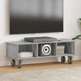 TV Stand Grey Sonoma 100 x 35 x 35 cm Engineered Wood 891037