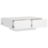Coffee Table White 90x60x31 cm Engineered Wood 804175