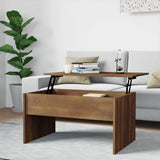 Coffee Table Brown Oak 80x50,5x41,5 cm Engineered Wood 819289
