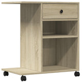 Printer Stand with Wheels Sonoma Oak 60x40x68.5 cm 840641