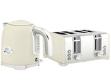Retro 3000W Kettle and Toaster Set - Beige T3398P422932