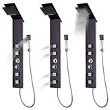 Shower Panel System Glass Brown 142374