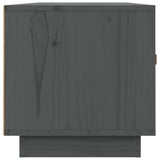 TV Cabinet Grey 80x34x35 cm Solid Wood Pine 818242