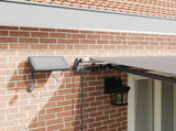 Retractable Awning Light grey 500 x 350 cm Fabric 3331546