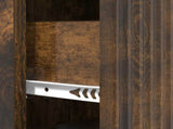 Drawer Cabinet Smoked Oak 33 x 34.5 x 87 cm Engineered Wood 895310