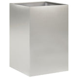 Garden Planter Silver 40 x 40 x 75 cm Stainless Steel 8005380