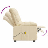 Massage Chair Cream Fabric 289815