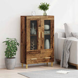 Highboard with Drawer Old Wood 70 x 31 x 115 cm Engineered Wood 880851