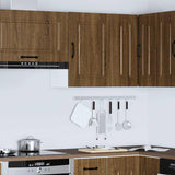 Kitchen Wall Cabinet Kalmar Brown Oak Engineered Wood 853554
