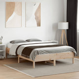 Bed Frame without Mattress 140x190 cm Solid Wood Pine 842714