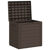 Garden Storage Box Brown 58.5x46x55 cm Polypropylene 152194