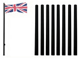 5.1*5.1*750cm Aluminum Alloy Splicing Flagpole Adjustable And Retractable Courtyard Outdoor 75037596