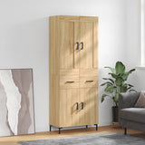 Highboard Sonoma Oak 69.5x34x180 cm Engineered Wood 3199876