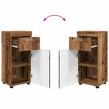 Bathroom Furniture Set TULUM 3 pcs Old Wood 60 x 34 x 63 cm 3398032