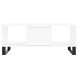 Coffee Table White 90x50x36.5 cm Engineered Wood 830596