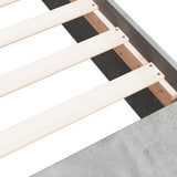 Bed Frame without Mattress Concrete Grey 150x200 cm King Size 3280562