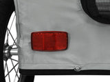 Pet Bike Trailer Grey Oxford Fabric and Iron 93951