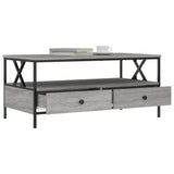 Coffee Table Grey Sonoma 100x51x45 cm Engineered Wood 835302