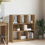 Book Cabinet Artisan Oak 97.5x29.5x100 cm Engineered Wood 855789