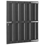 Garden Gate WPC 100x112 cm Grey 318103
