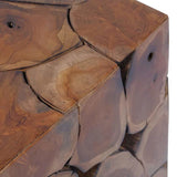 Stools 4 pcs Brown 40x40x45 cm Solid Teak Wood 274356