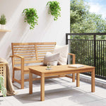 Garden Sofa Set Natural Solid teak wood 42006403