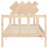 Bed Frame without Mattress 90x200 cm Solid Wood Pine 3193451