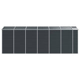 Garden Shed Anthracite 191x555x198 cm Galvanised Steel 3188258