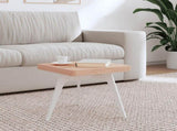 Table Top 40x40x4 cm Square Solid Wood Beech 355960