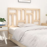 Bed Headboard 140.5x4x100 cm Solid Wood Pine 818965