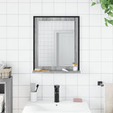 Bathroom Mirror with Shelf Grey Sonoma 50x12x60 cm Engineered Wood 842419