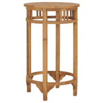 ZNTS 3 Piece Garden Bar Set Solid Teak Wood 3053646