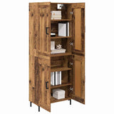 Highboard 2 pcs Old Wood 69.5 x 34 x 180 cm Engineered Wood 3415685