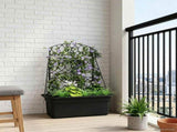 Planter Trellis Anthracite 58 x 29 x 78 cm PP 42033398