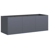 Planter Anthracite 120x40x40 cm Cold-rolled Steel 860677
