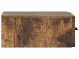 Wall-Mounted Bedside Cabinet 2 pcs Smoked Oak 34.5 x 33 x 20 cm 898946