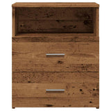 Bedside Cabinets 2 pcs Old Wood 50x32x60cm Engineered Wood 856565