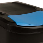 Stackable Dustbins 4 pcs Anthracite 100 L 316185