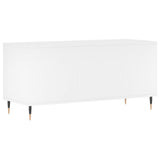 Record Cabinet White 100x38x48 cm Engineered Wood 831740