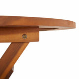 Folding Garden Table 60x75 cm Solid Acacia Wood 46346