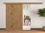 6.5FT/2000mm Modern Sliding Barn Door Closet Hardware Track Kit Aluminium Track System Unit For T3398P341255
