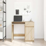 Desk Sonoma Oak 86x49x76 cm Engineered Wood 861825