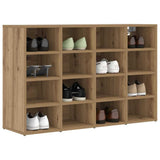 Shoe Cabinet Artisan Oak 103 x 30 x 67 cm Engineered Wood 875219