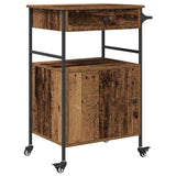 Kitchen Trolley Old Wood 56 x 43 x 89.5 cm Engineered Wood 871666
