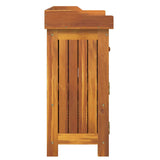Garden Cabinet Natural 78 x 36.5 x 78cm Solid Acacia Wood 42001368