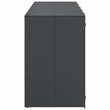 Wheelie Bin Storage for 5 Bins Anthracite 340 x 77.5 x 115.5 cm 3394781