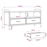 TV Cabinet 99.5 x 33 x 50 cm Old Wood Engineered Wood 8013696